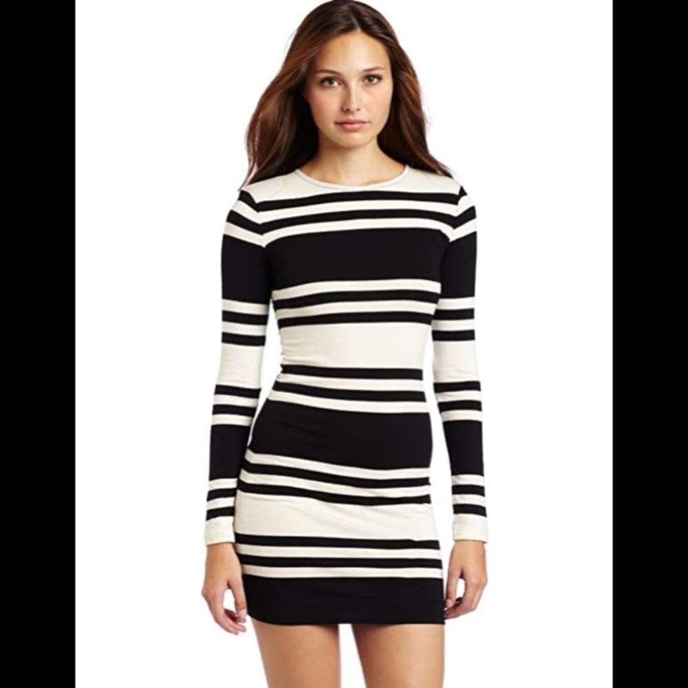 French Connection striped mini dress